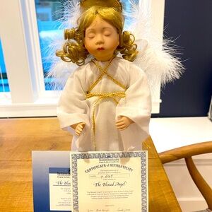 Ashton Drake Blessed Angel Babydoll In Original Box, Perfect Condition